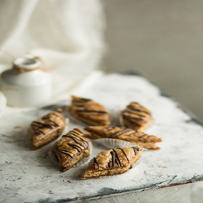 "Chocolate Layered Baklava - 500gms (Almond House) - Click here to View more details about this Product